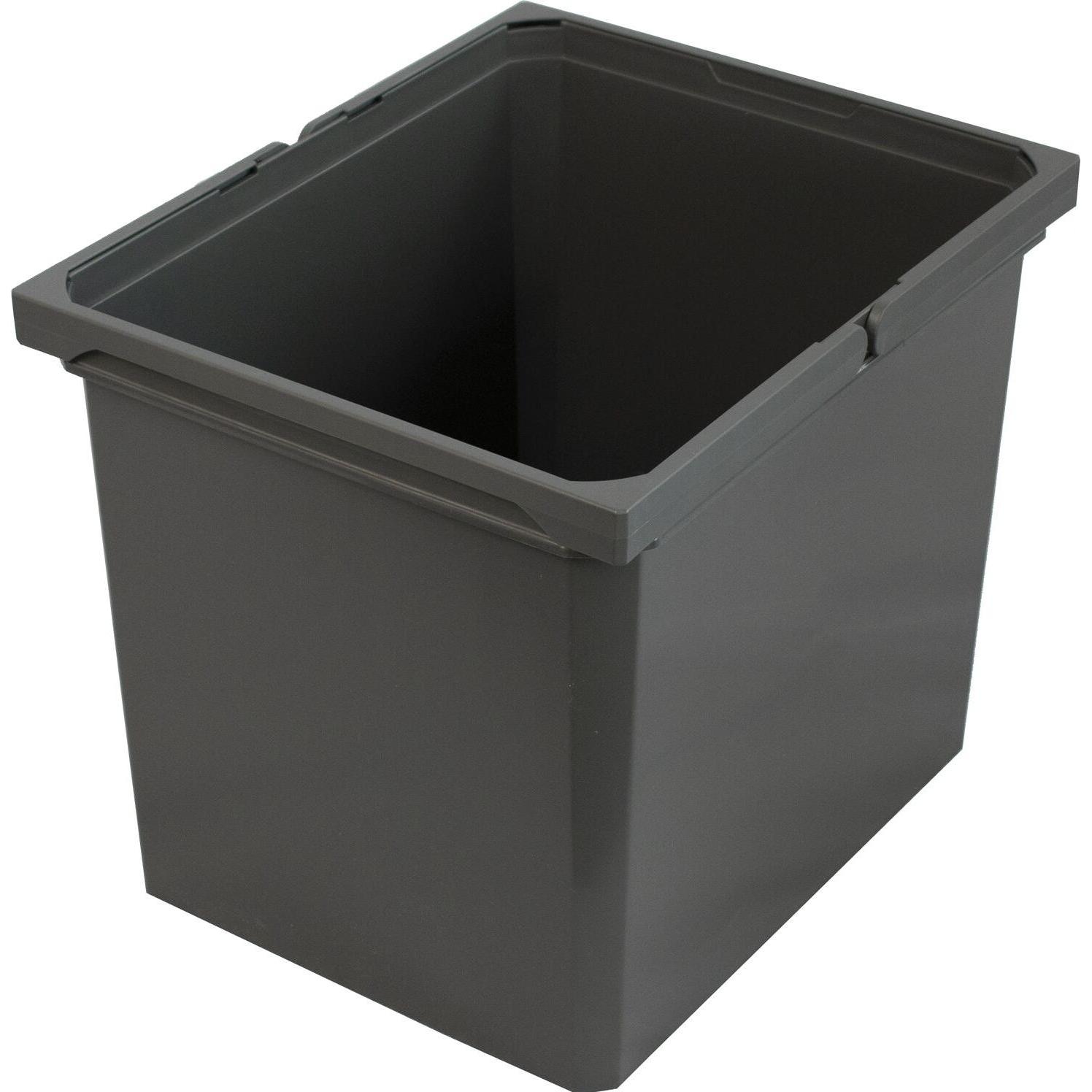 Vauth-Sagel VS ENVI Free Eimer 29 Liter Kunststoff lavagrau, Abfalleimer, Grau