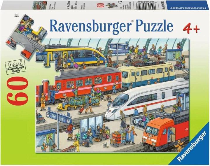Produktbild Ravensburger Bahnhof Puzzle 60 Teile (60 Teile)