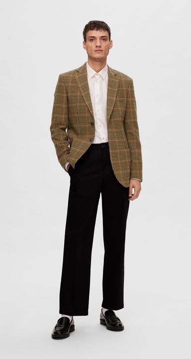 Actual product image Selected Plaid Single Breasted Blazer (48)