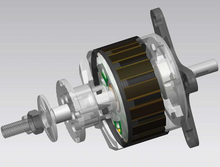 Actual product image Planet-Hobby JOKER 6350-10 V3 300 KV BRUSHLESS MOTOR