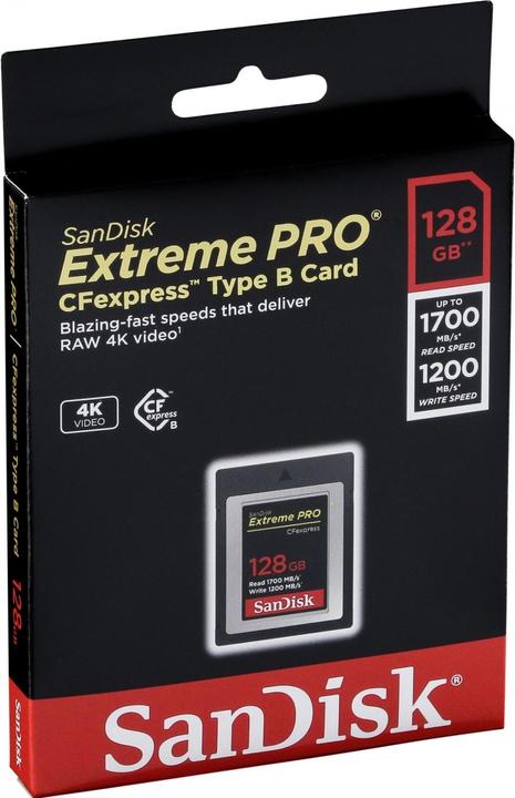 Image du produit SanDisk Extreme Pro (128 Go, CFexpress type B)