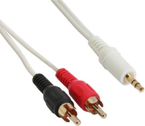 Actual product image InLine Cinch/jack cable (2.50 m, Cinch, 3.5mm jack (AUX))