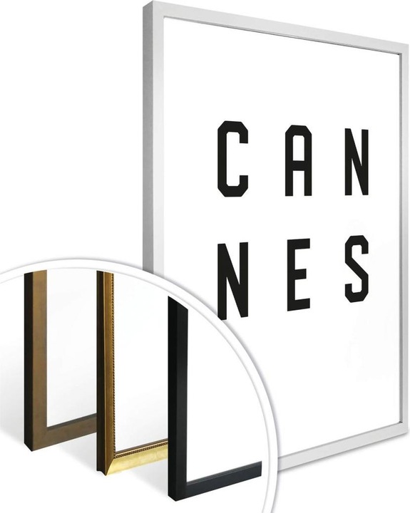 Image du produit Trenddeko Typographie Cannes (24 x 30 cm)
