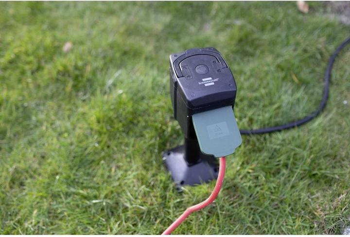 Produktbild Brennenstuhl Connect WIFI Gartensteckdose mit Erdspiess und Montageplatte IP44 2-fach 10m H07RN-F3G1,5 (2x, CEE 7/3, 10 m)