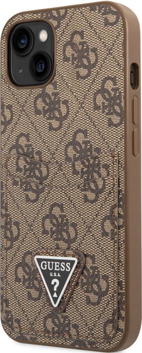Produktbild Guess Hülle PU 4G Kartenhalter, Braun Series (Apple iPhone 14 Plus)