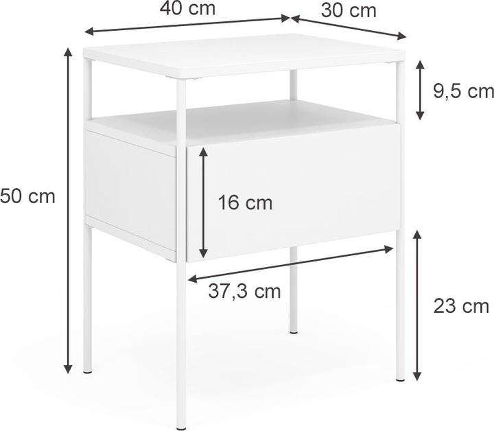 Actual product image Vicco Mira (40 x 50 x 30 cm)