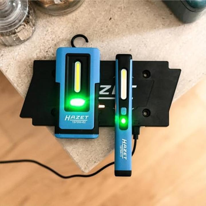 Immagine prodotto HAZET Serie di torce per ispezione a LED ∙ ricarica wireless 1979NW/3 ∙ Numero utensili: 3 (200 lm)