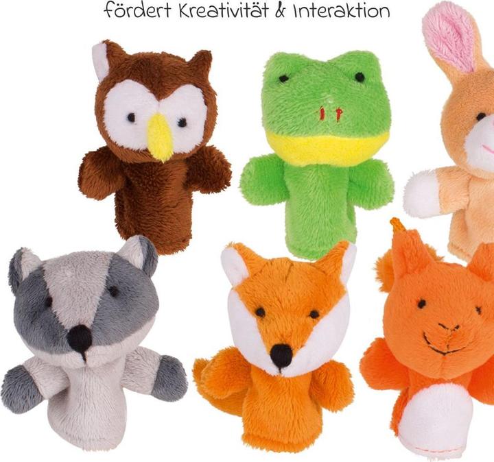Produktbild Goki Waldtiere Fingerpuppe 8-er Set
