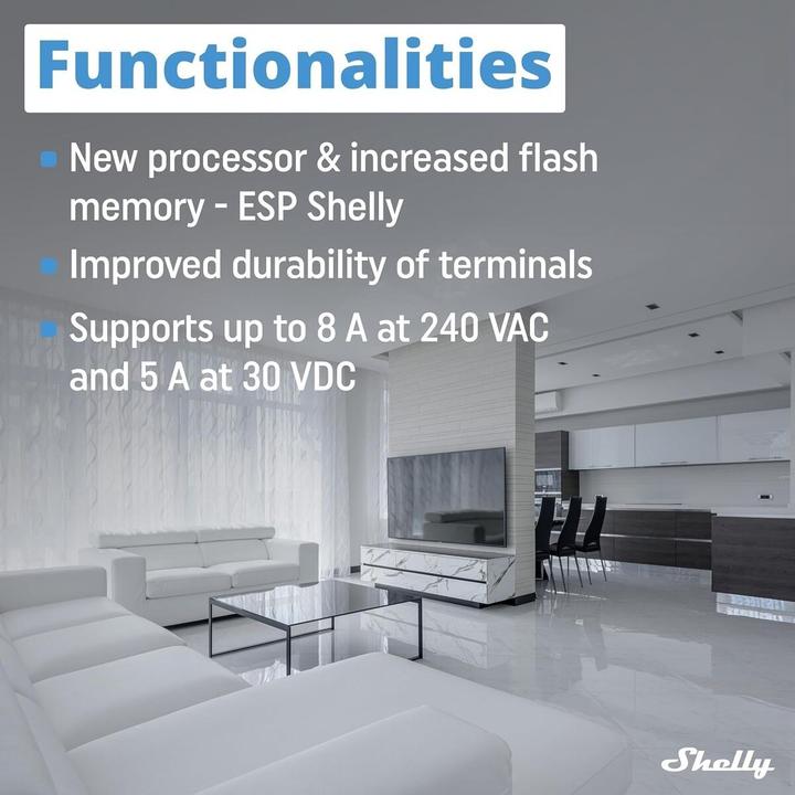 Produktbild Shelly 1 Mini Gen3 (Schaltaktor)