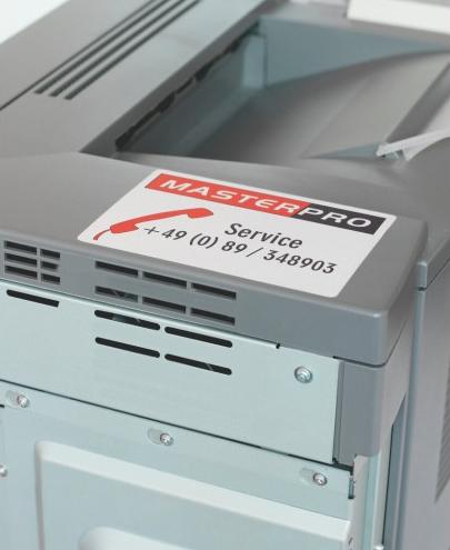 Actual product image Tico LP4P 210297 Polyester Labels 210 x 297 White