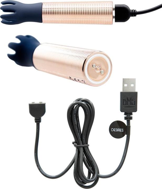 Productafbeelding Pillow Talk Secrets Choices 6-delige Mini Massager Set marineblauw/roze goud