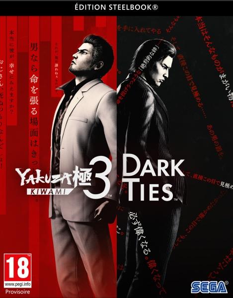 Actual product image Sega Yakuza Kiwami 3 & Dark Ties Steelbook Edition (PC, FR)
