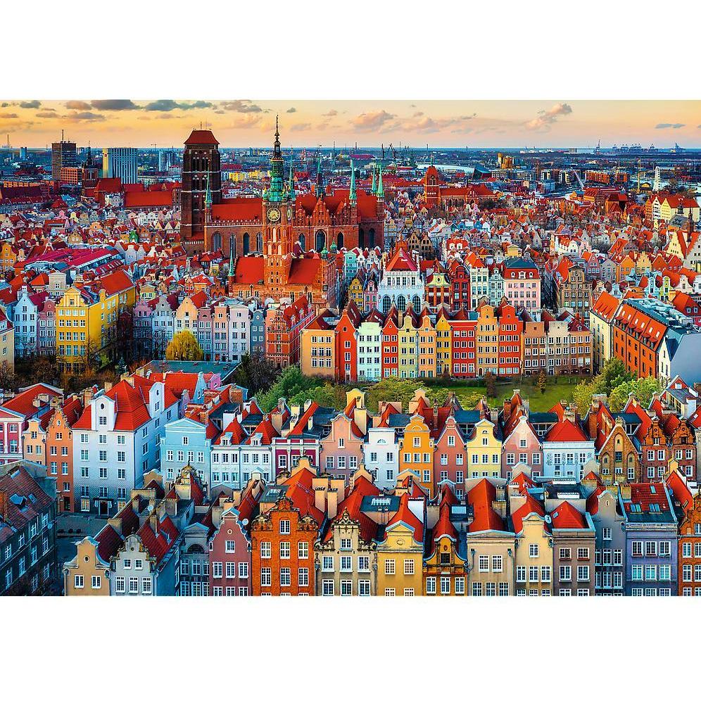 Thumbnail - Trefl Puzzle Premium Plus 1000 - Blick auf Danzig, Polen (1000 Teile)