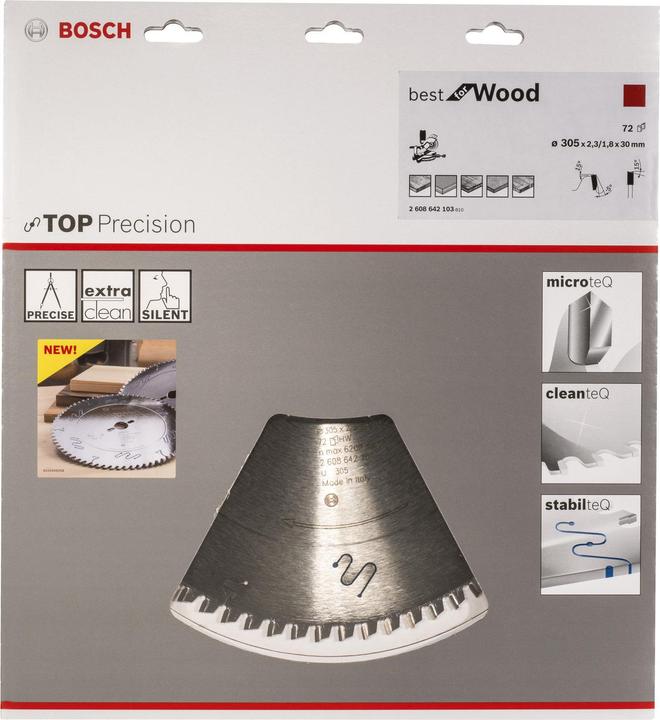 Immagine prodotto Bosch Professional Zubehör Lama per sega circolare Top Precision B