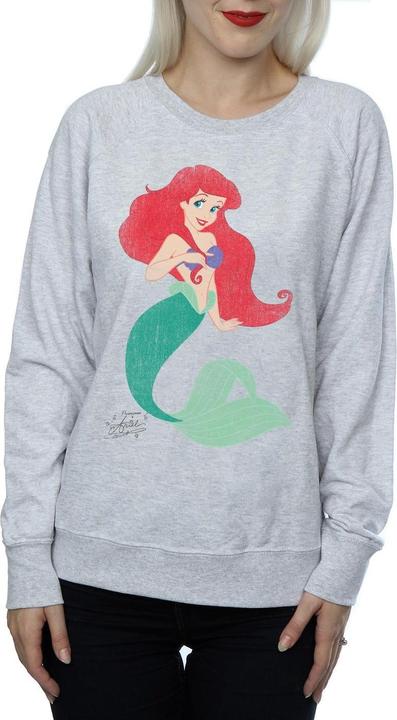 Actual product image Disney Princess Womens/Ladies Classic Ariel Sweatshirt (S)