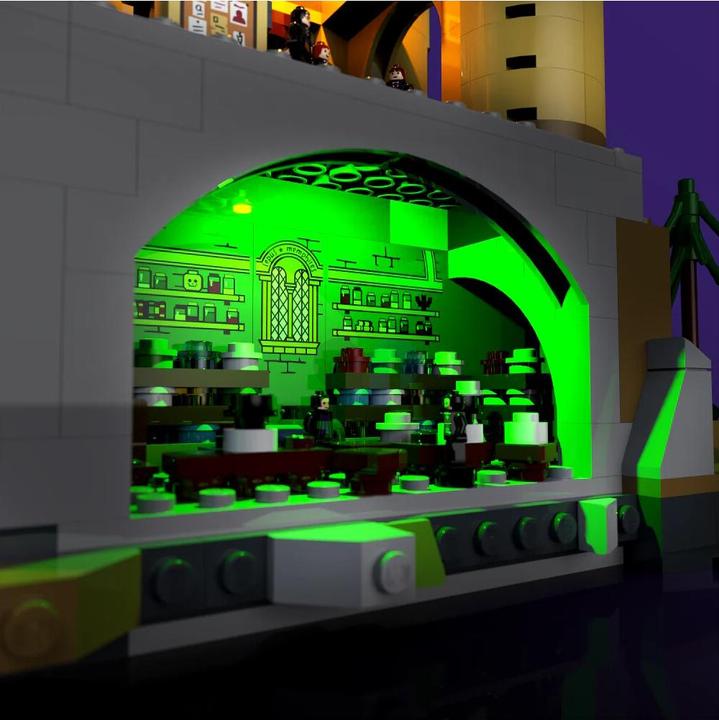 Actual product image Light my bricks LMB 2.0 LED light set for LEGO 71043 Harry Potter Hogwarts Castle