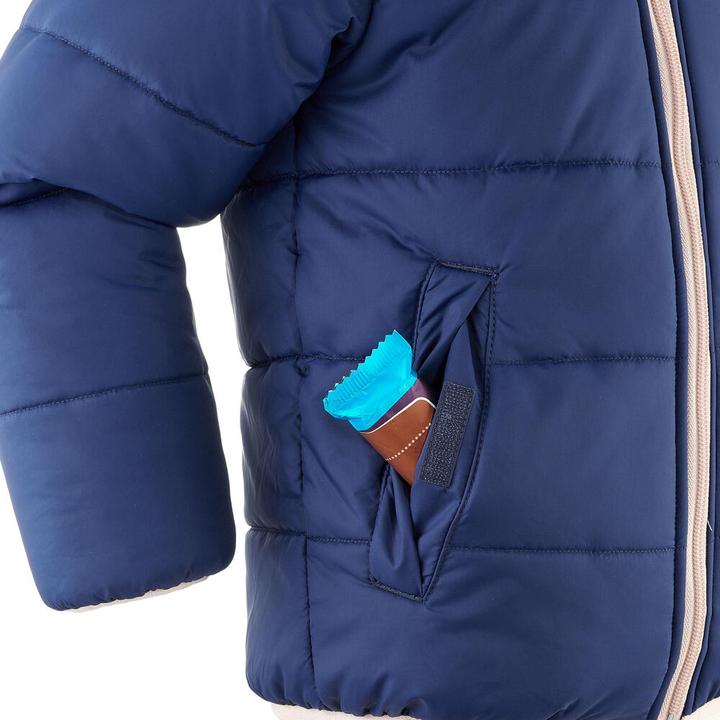 Actual product image Wedze Jacket children warm waterproof reversible polyester (104, 98)