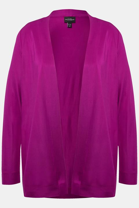 Actual product image Ulla Popken Shawl Collar Open Shape Slinky Jacket (42, 44)