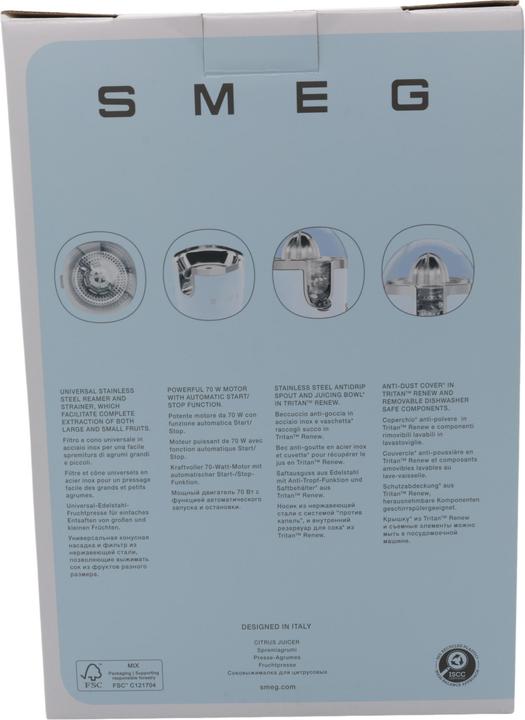 Actual product image Smeg Citrus juicer 50's