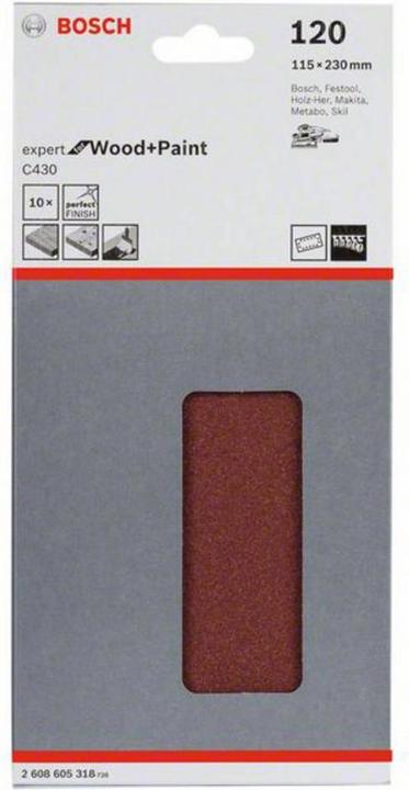 Produktbild Bosch Professional Zubehör Schleifblatt C430 (120)