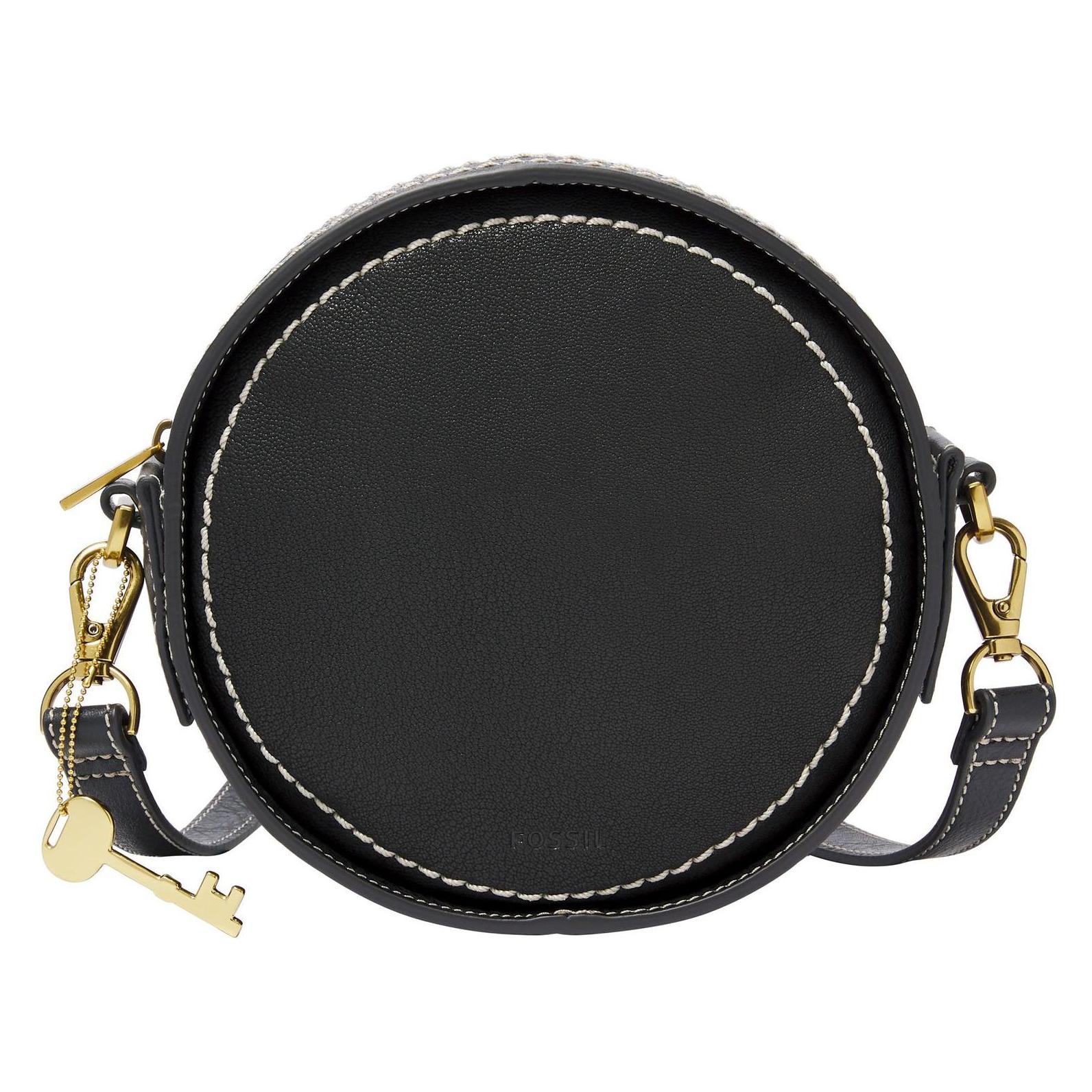Fossil, Damen, Handtasche, Palmer Circle Bag, Schwarz