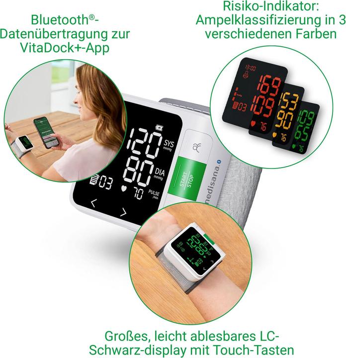Actual product image Medisana BW 345 Blutdruckmessgerät für das Handgelenk