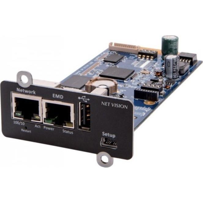 Socomec Karta sieciowa NetVisio n 8 WEB/SNMP IPv4/IPv6, USV Zubehör