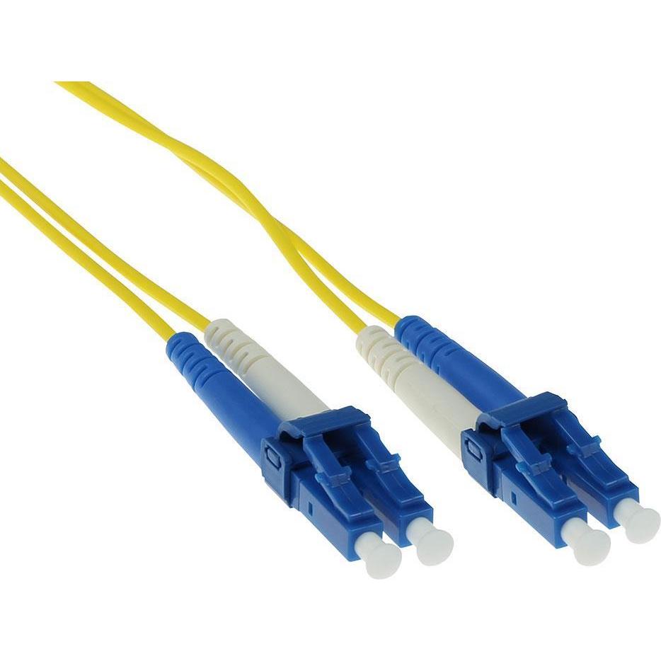 ACT 17 meter LSZH Singlemode 9/125 OS2 fiber patch cable duplex with LC connectors (S/UTP, 17 m), Netzwerkkabel