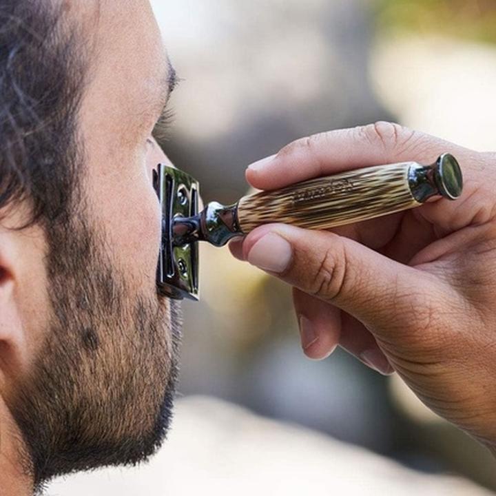 Image du produit Pandoo Rasoir en bambou avec manche en plastique