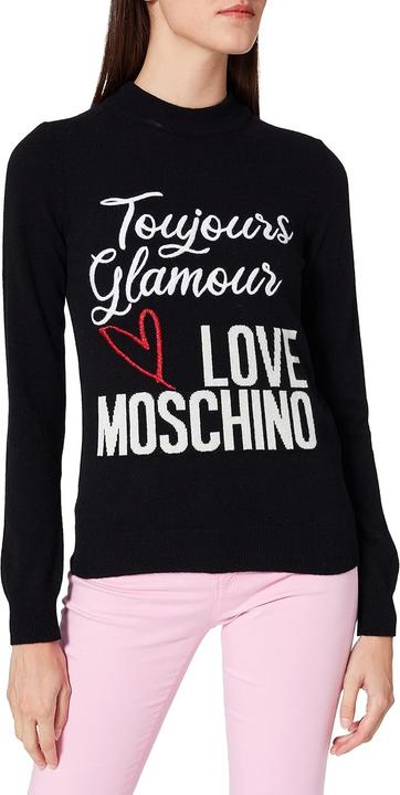 Produktbild Love Moschino Turtleneck-Pullover mit Saisonlogo und Intarsia (42)