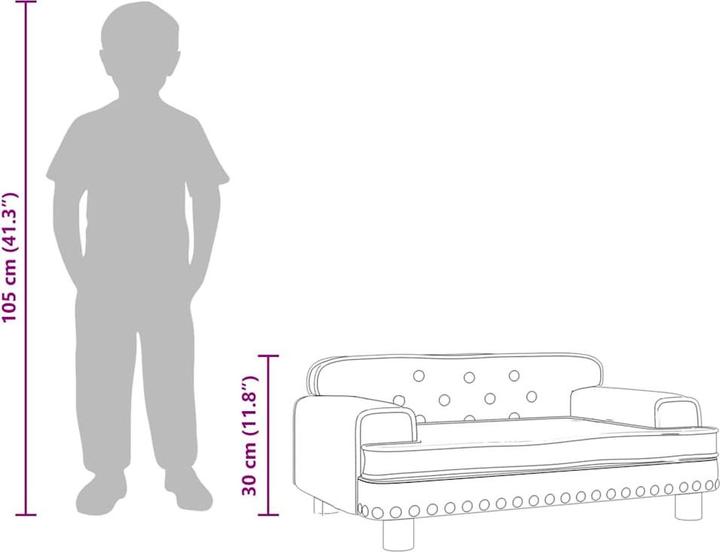 Immagine prodotto vidaXL Castiel (Divano per bambini)