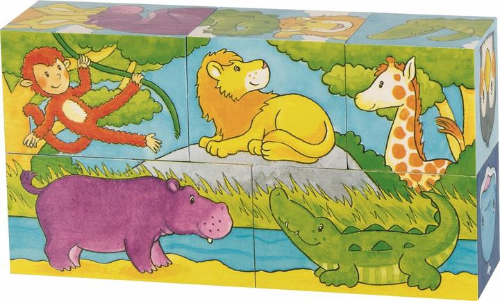 Immagine prodotto Goki Safari e puzzle cubo artico (5 pezzi)