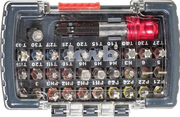 Actual product image kwb Bit box 32 pieces (Hexagonal)