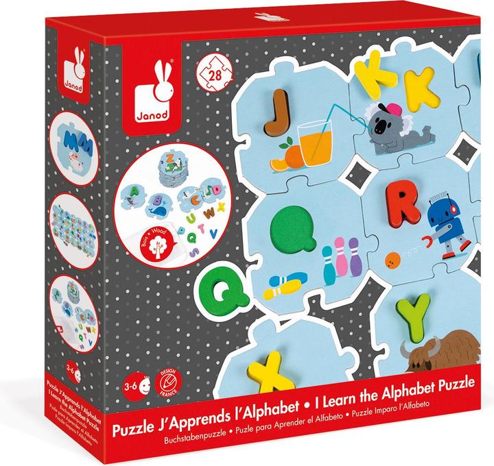 Produktbild Janod Buchstaben Lernen (28 Teile)
