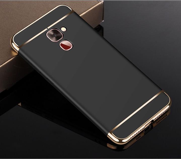 Actual product image König Design Mobile Case Protection Case for LeEco Le 2 Bumper 3 in 1 Cover Chrome Case Black (LeEco Le 2)