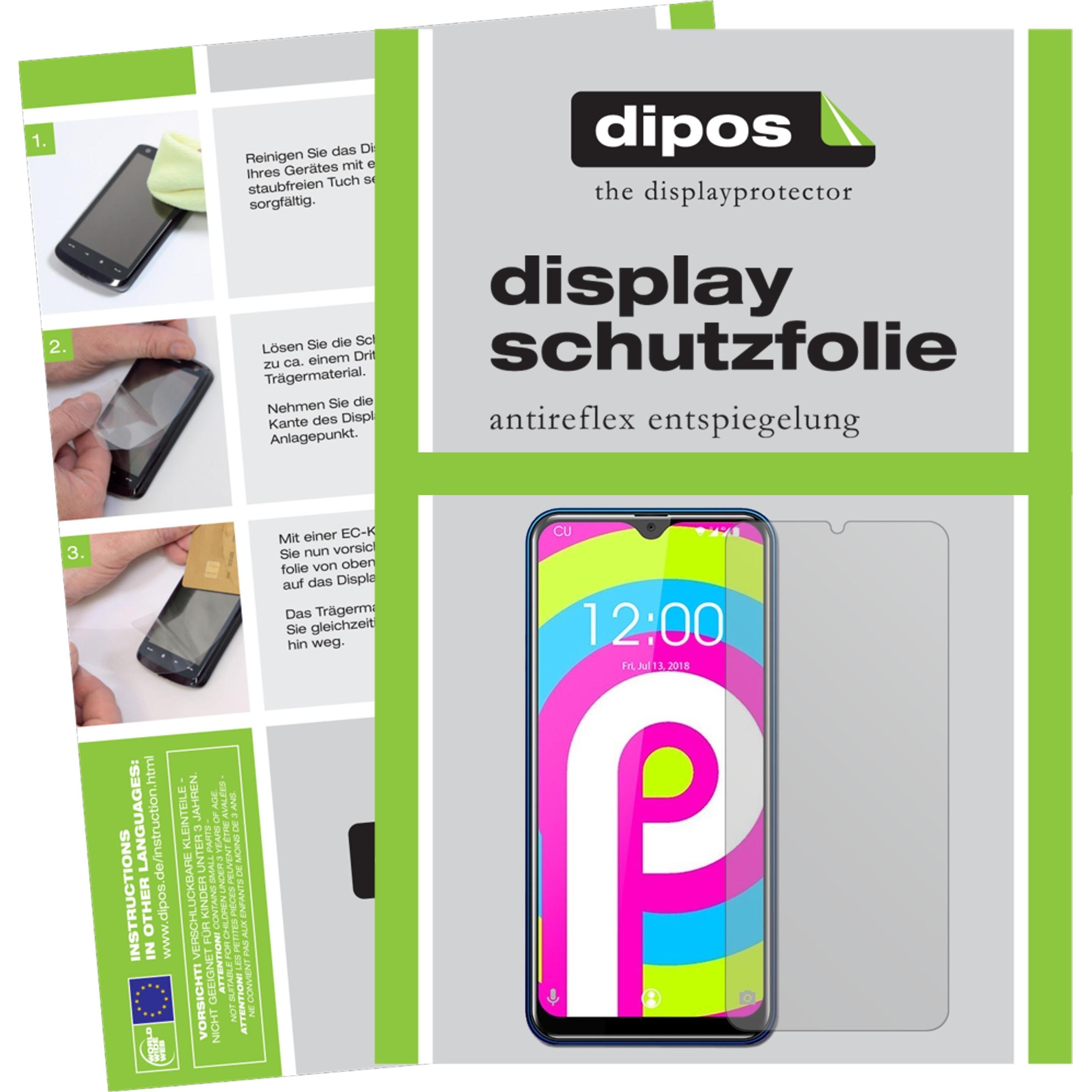 Dipos Displayschutzfolie Antireflex (6 Stück, Oukitel C15 Pro), Smartphone Schutzfolie, Transparent