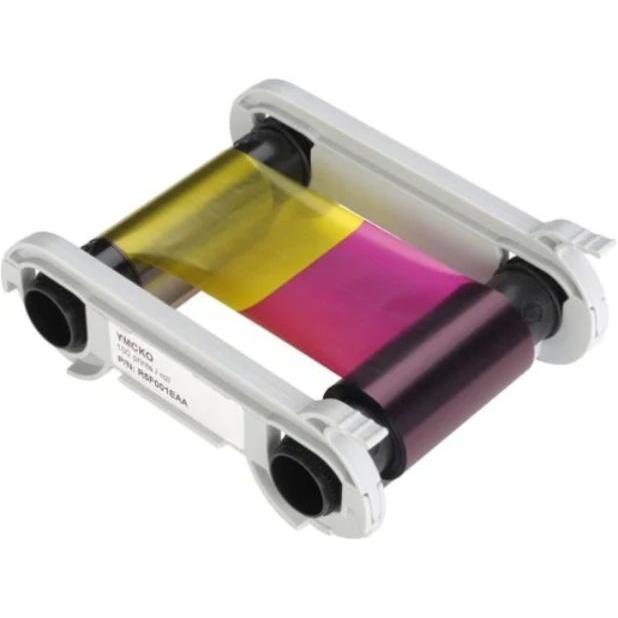 Evolis, Beschriftungsband, Color Ribbon (13.80 cm, Rot, Schwarz, Gelb)