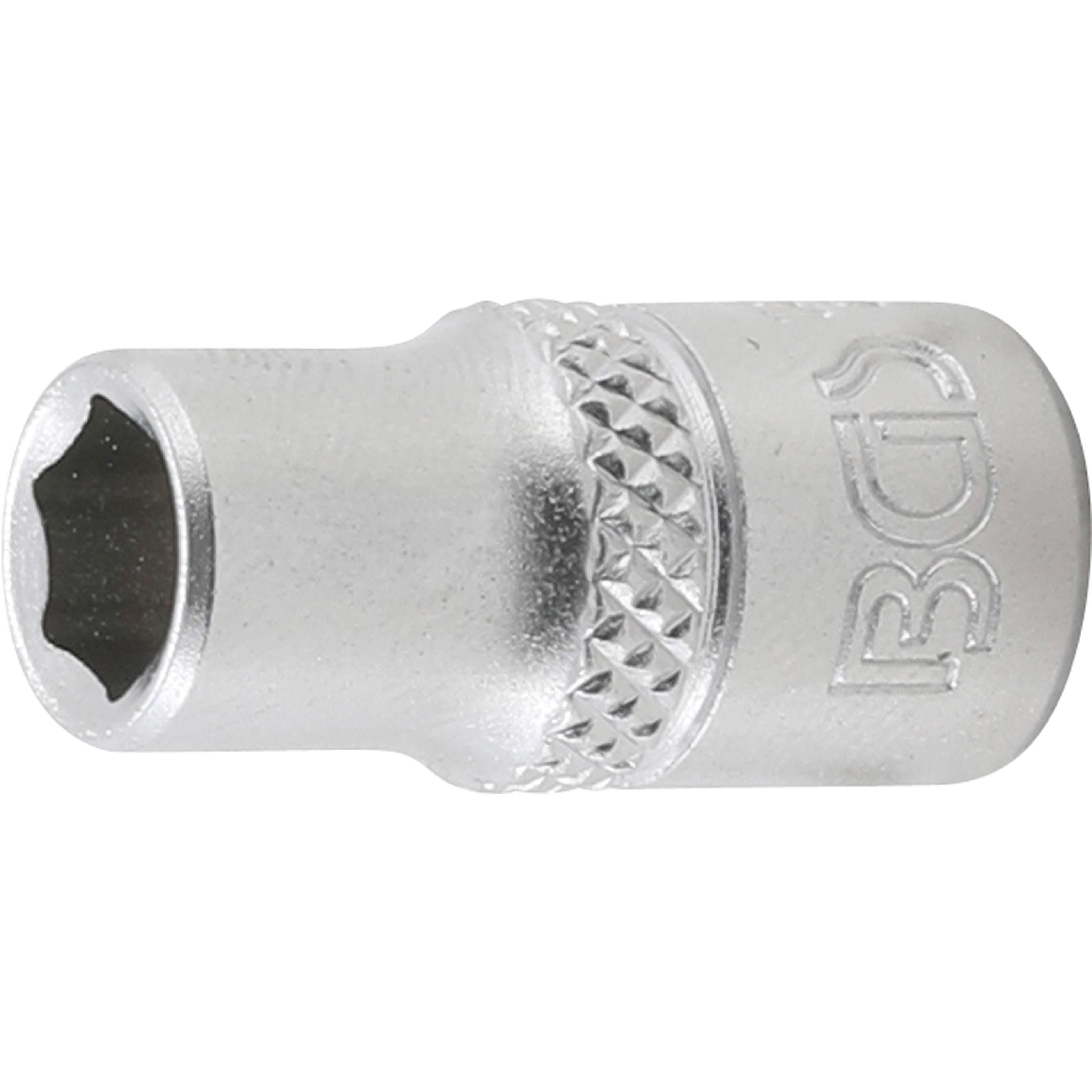 BGS, Steckschlüssel + Stecknuss, Steckschlüssel-Einsatz Sechskant Antrieb Innenvierkant 6,3 mm (1/4") SW 1/4" (1/4")