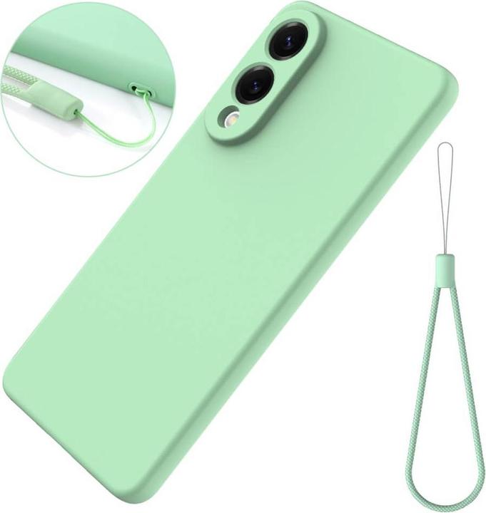 Actual product image Cover-Discount Galaxy S25 Edge - Silikon Gummi Hülle mit Riemen (Samsung Galaxy S25 Edge)