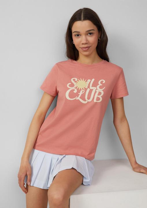 Actual product image S.Oliver T-Shirt Baumwollshirt mit Frontprint (XS)