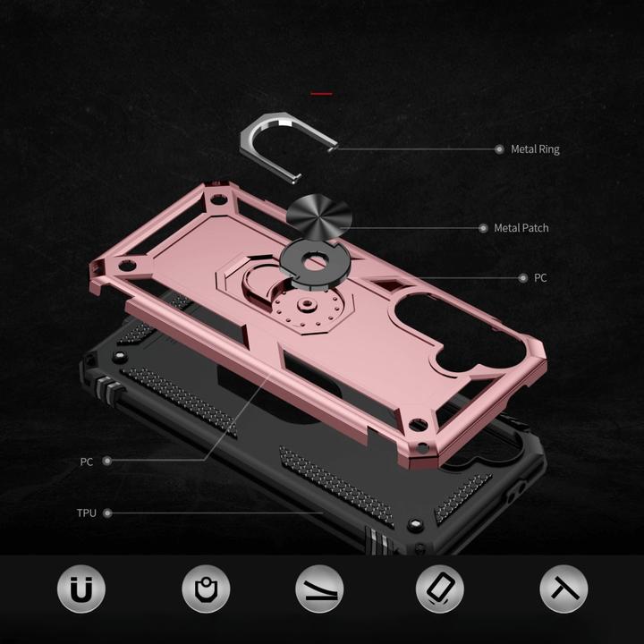 Actual product image Cover-Discount FE - Robust back cover with kickstand (Samsung Galaxy S24 FE)