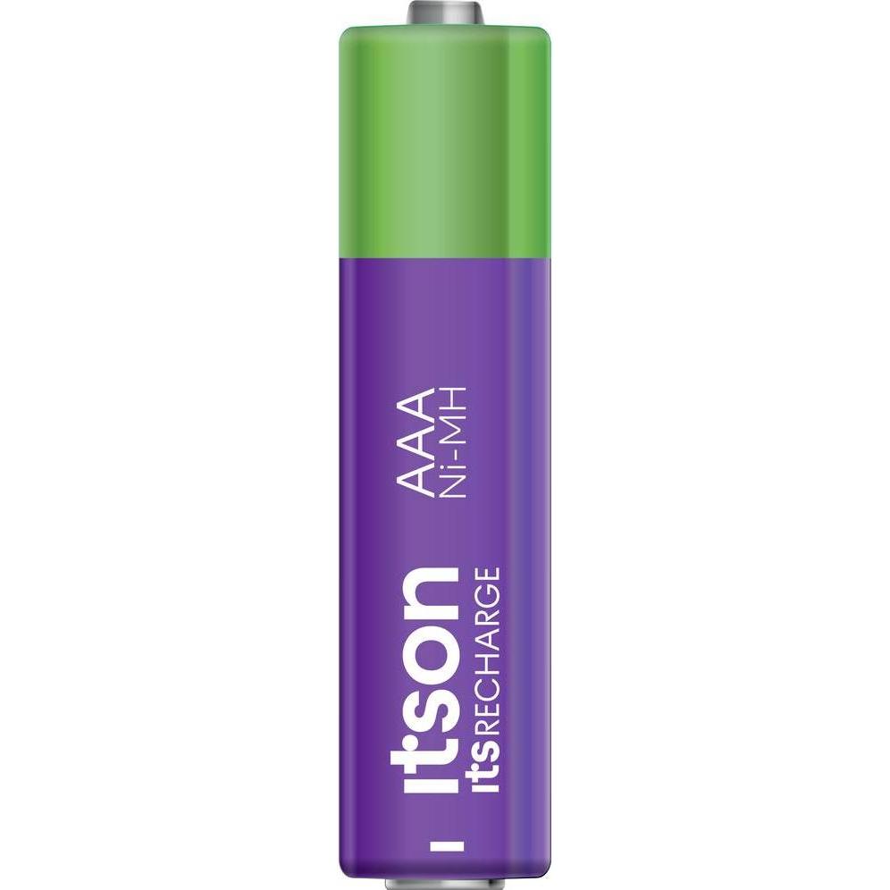Itson itsRECHARGE Micro (AAA)-Akku NiMH 1.2 V 8 St. (8 Stk., AAA), Batterien + Akkus