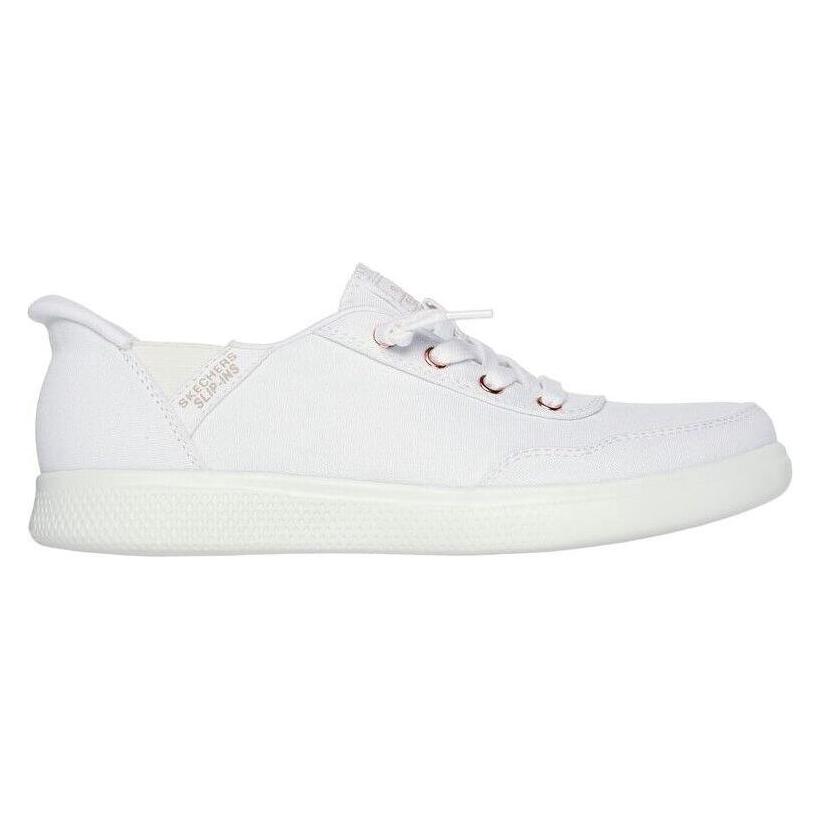 Skechers, Vrouwen, Sneakers, Slip-Ins™ Bobs Skip Cute - B Cute Sweet - Lifestyle Schuhe - Damen, Wit, (38)