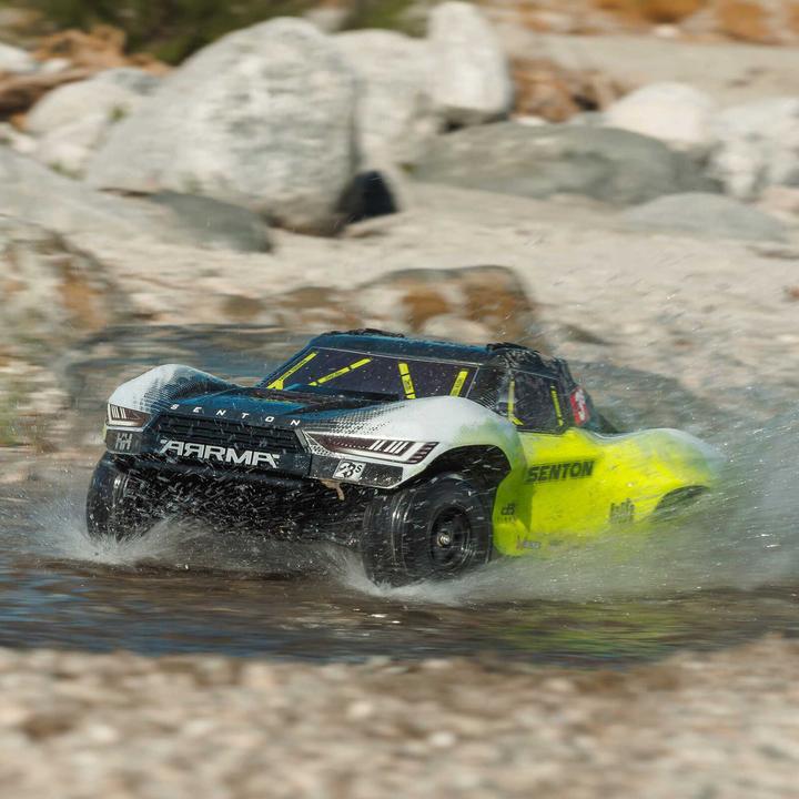 Image du produit Arrma Short Course Truck Senton BLX 223S Gelb ARTR (RTR Prêt à fonctionner)