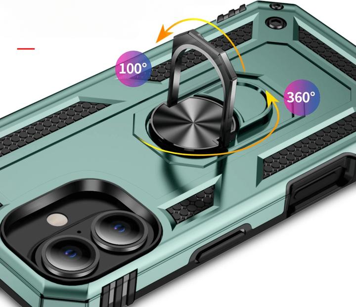 Immagine prodotto Cover-Discount iPhone 16 - Robusta cover posteriore con kickstand (Apple iPhone 16)