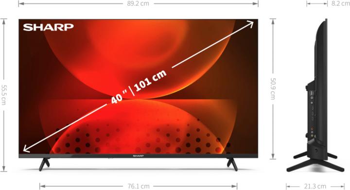 Actual product image Sharp 40FH2EA (40", LED, Full HD, 2023)