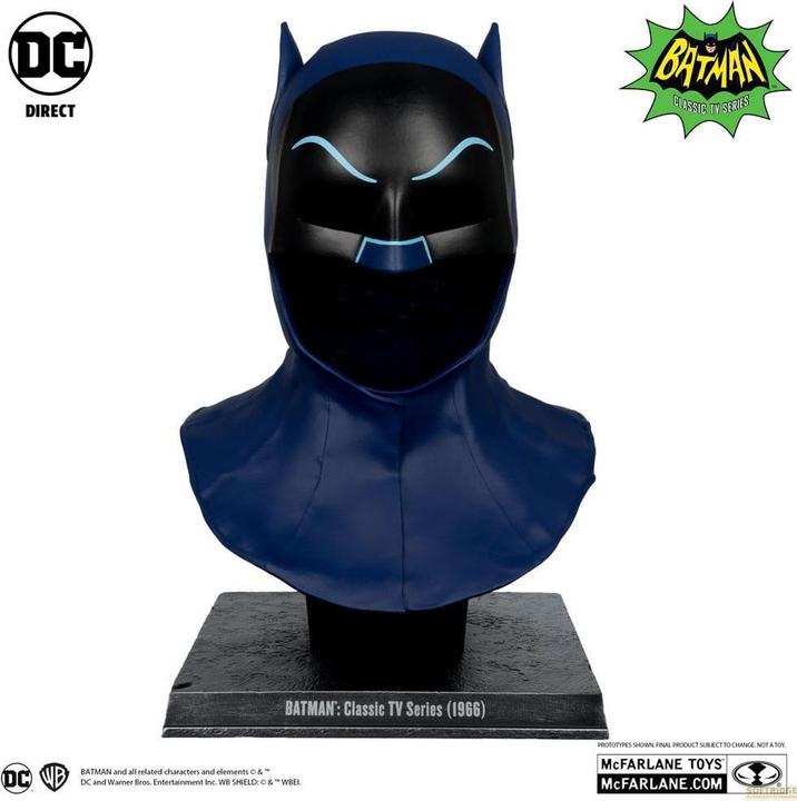 McFarlane Batman 1966 DC Direct Replik 1/1 Batman Maske 53 cm