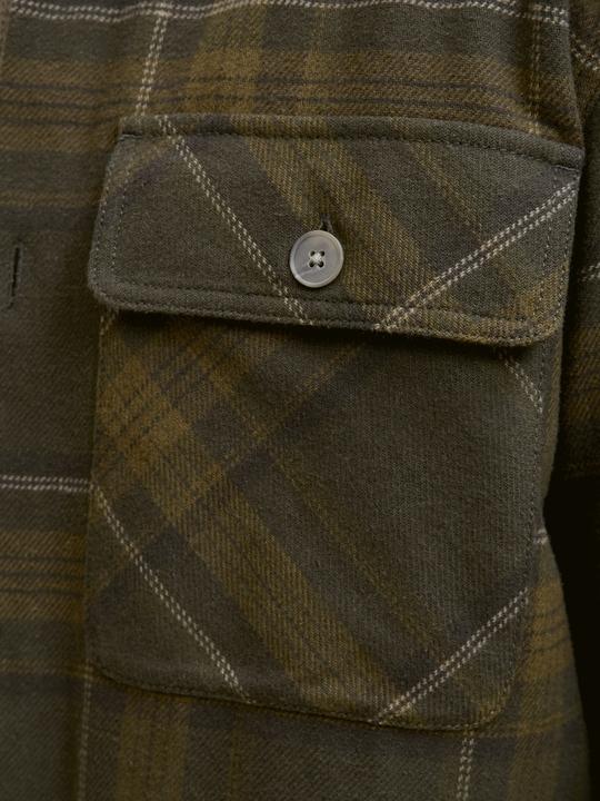 Produktbild Jack & Jones Jprrayle Melange Check L/S Overshirt Sn (S)