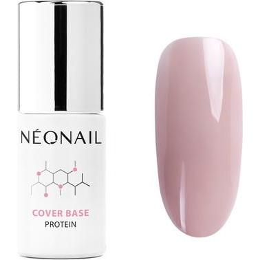 Neonail, Smalto per unghie, Cover Base Protein Hybrid Base Soft Nude 72ml (Nudo morbido, Base Coat)