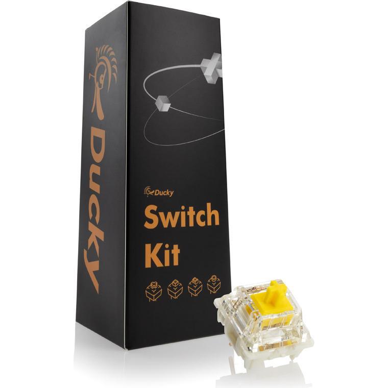 Thumbnail - Ducky Gateron G Pro Yellow Switches - 110 Stück, Maus + Tastatur Zubehör, Gelb